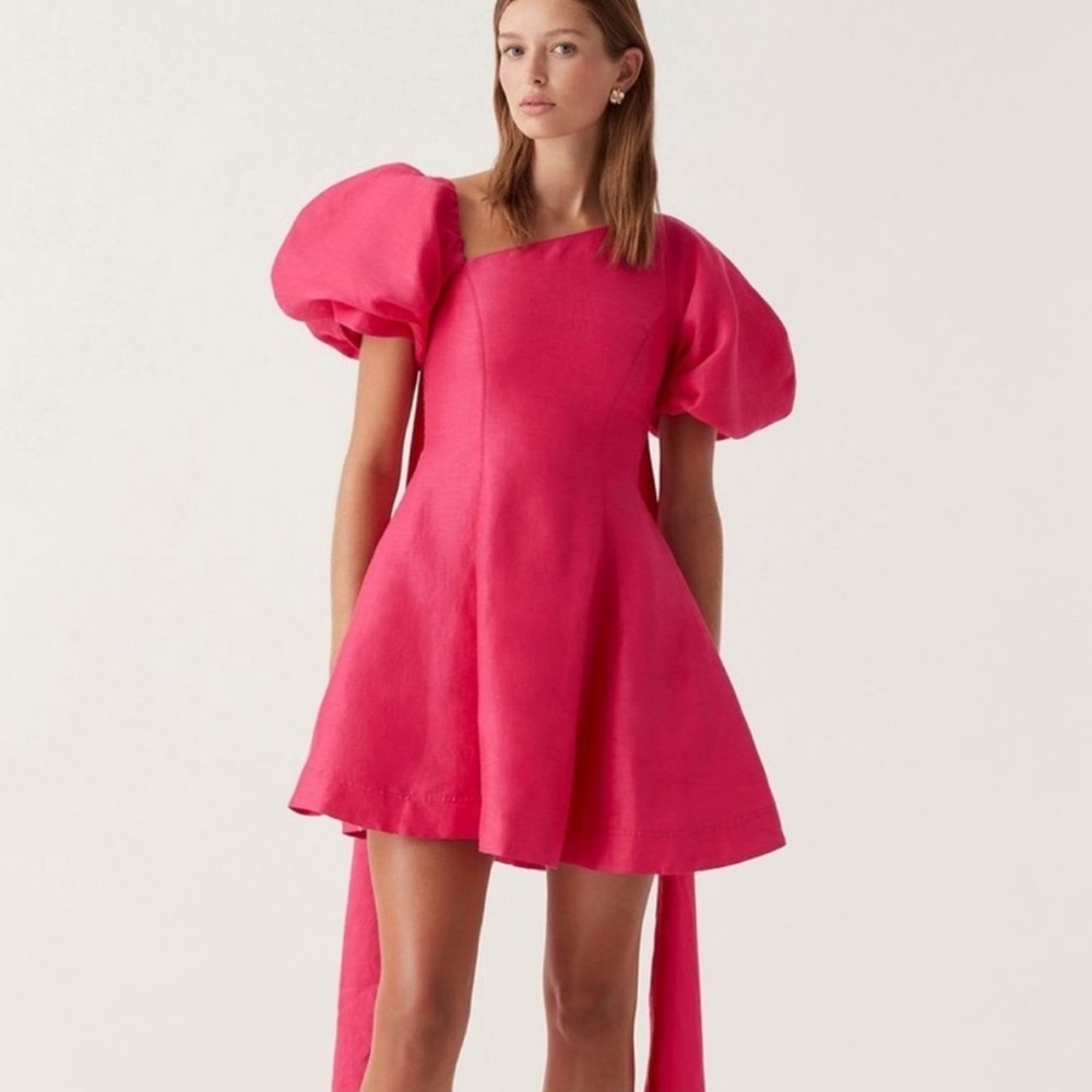 AJE Arista Tulip Sleeve Mini Dress size 6 US